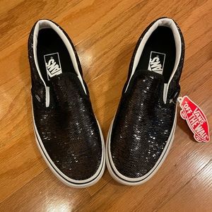 Vans classic slip-on sequin sneakers